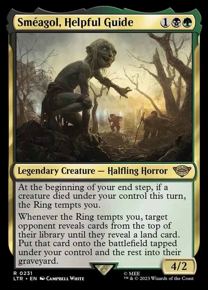 Card image of Sméagol, Helpful Guide