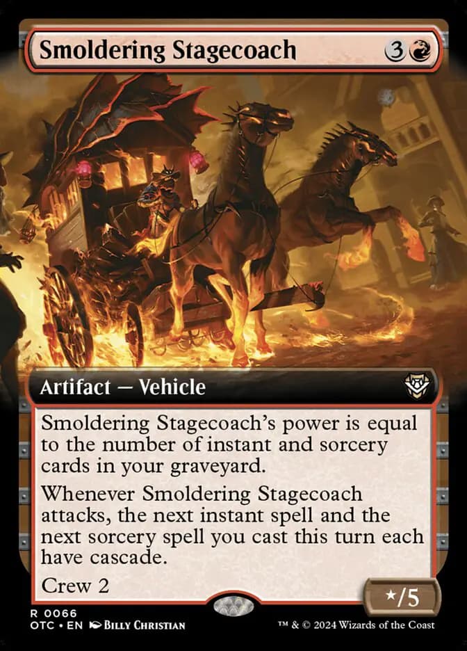 Card image of Smoldering Stagecoach