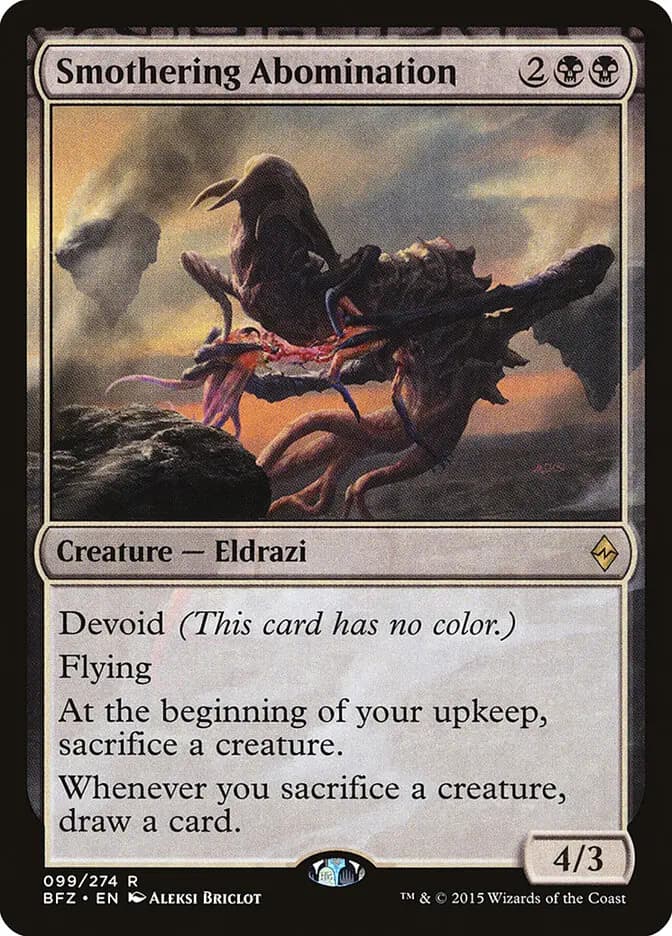 Card image of Smothering Abomination