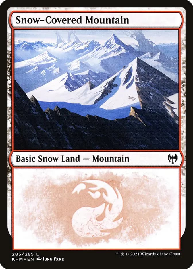 Card image of Snow-Covered Mountain