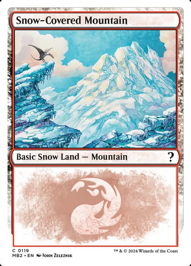 Card image of Snow-Covered Mountain