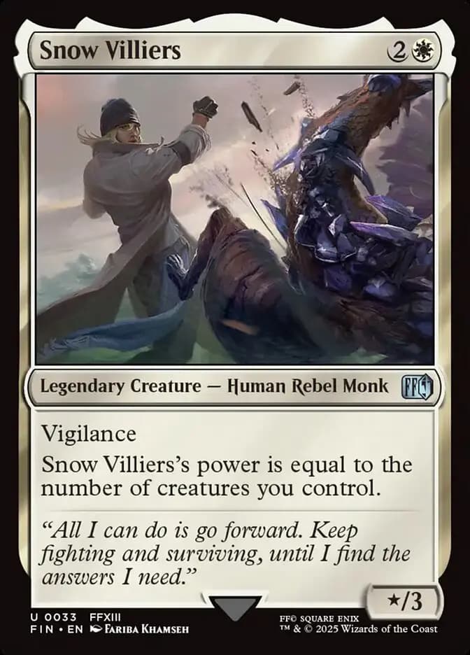Card image of Snow Villiers