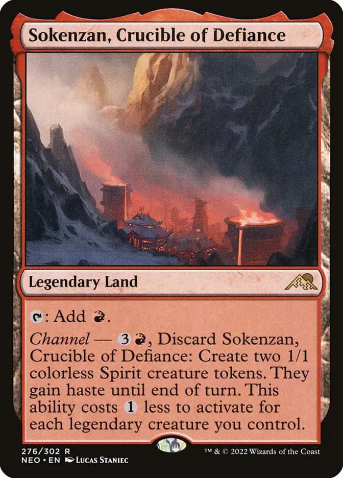 Card image of Sokenzan, Crucible of Defiance
