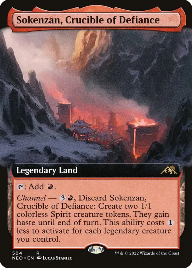 Card image of Sokenzan, Crucible of Defiance
