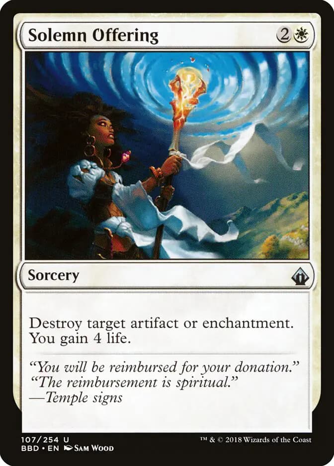 Card image of Solemn Offering