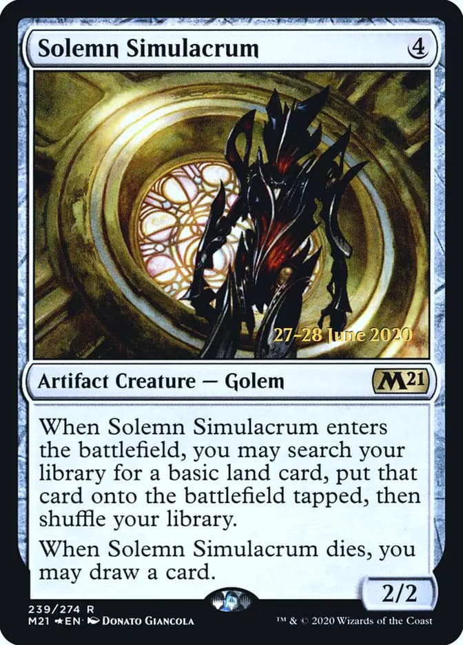Card image of Solemn Simulacrum