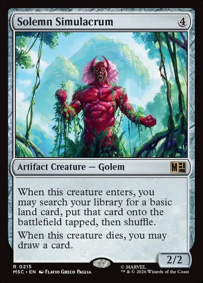 Card image of Solemn Simulacrum