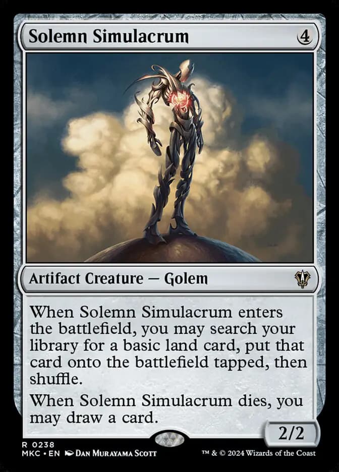 Card image of Solemn Simulacrum