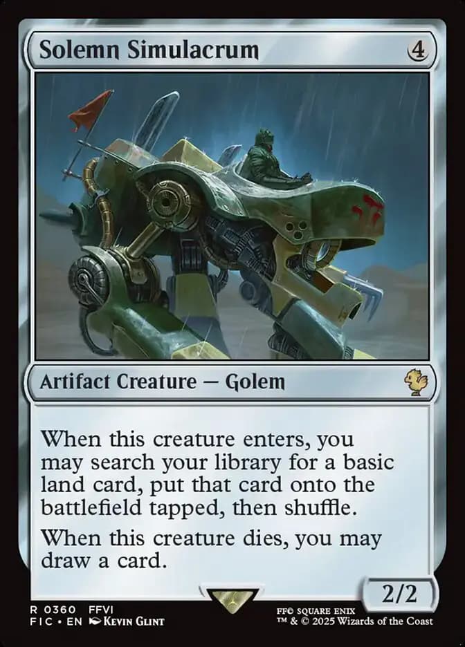 Card image of Solemn Simulacrum