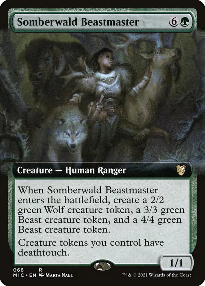 Card image of Somberwald Beastmaster
