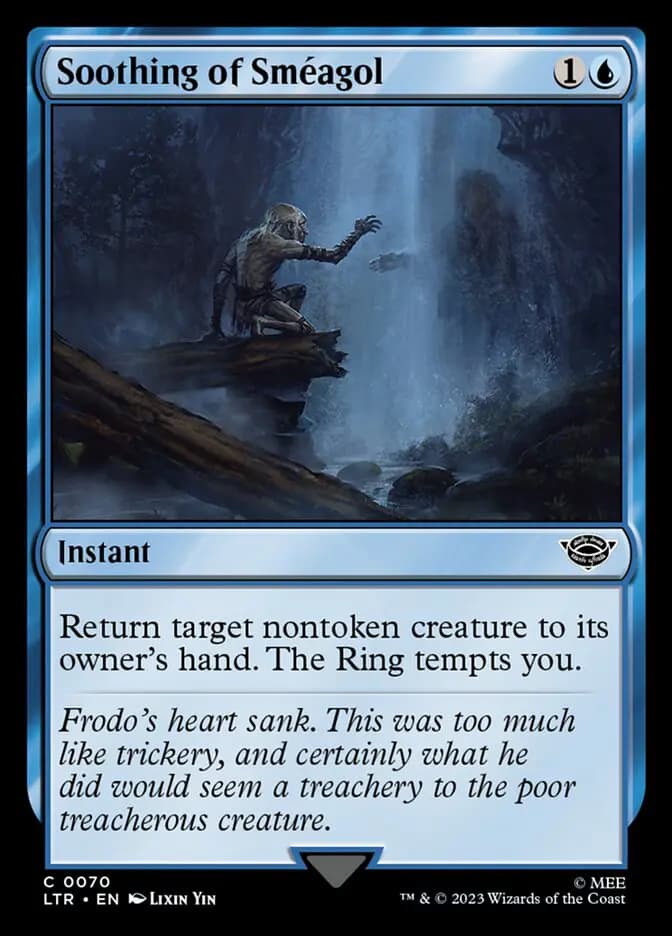 Card image of Soothing of Sméagol