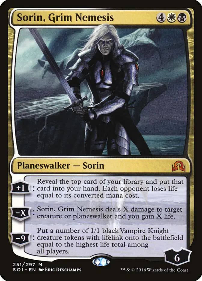 Card image of Sorin, Grim Nemesis