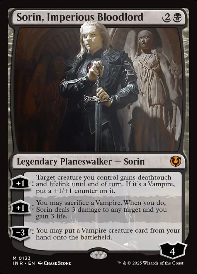 Card image of Sorin, Imperious Bloodlord