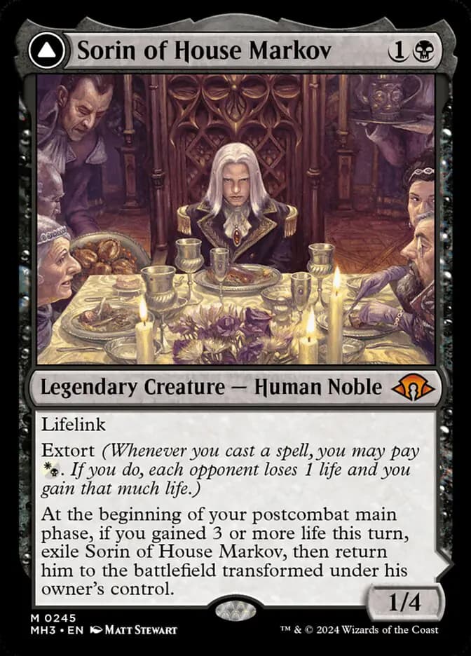 Card image of Sorin of House Markov / Sorin, Ravenous Neonate