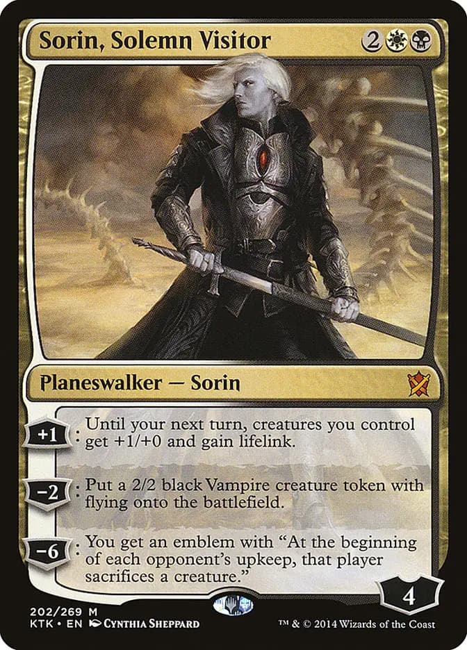 Card image of Sorin, Solemn Visitor