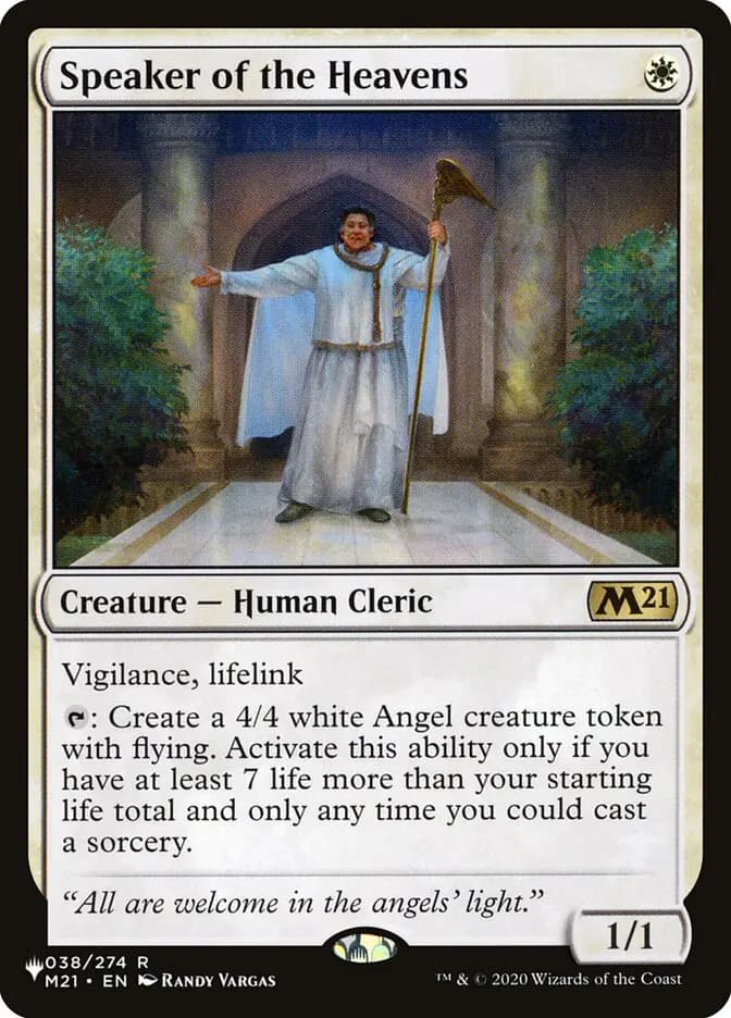 Card image of Speaker of the Heavens