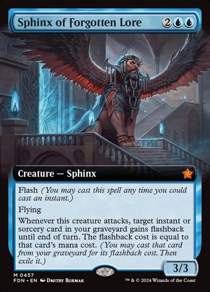 Card image of Sphinx of Forgotten Lore