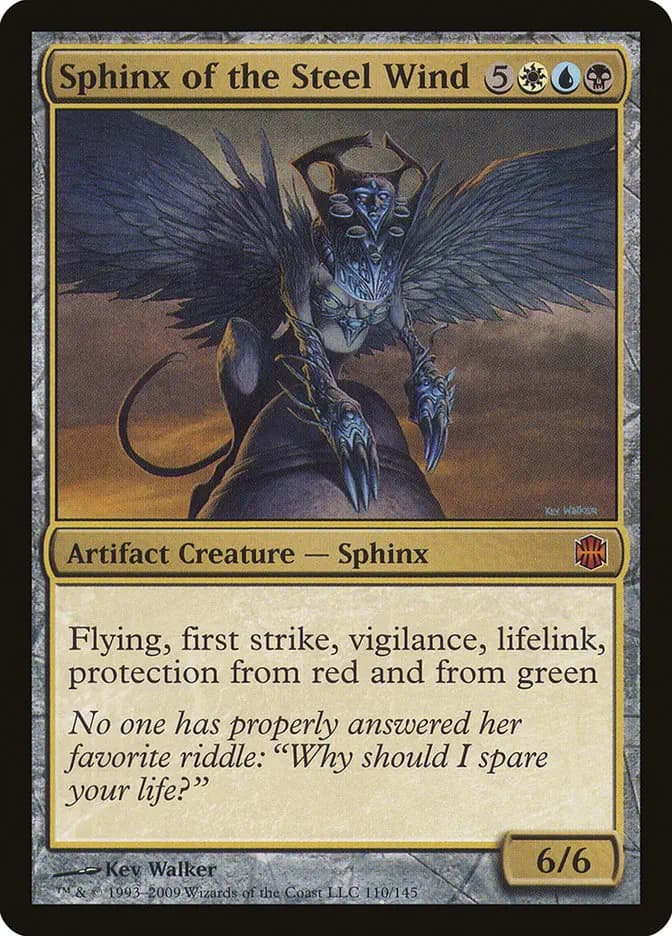 Card image of Sphinx of the Steel Wind