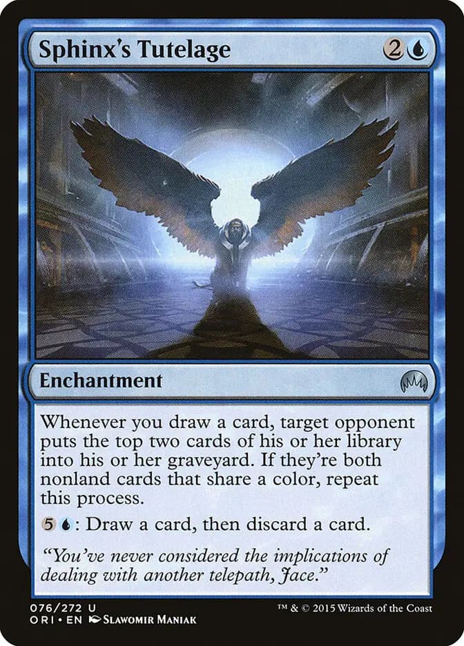 Card image of Sphinx's Tutelage