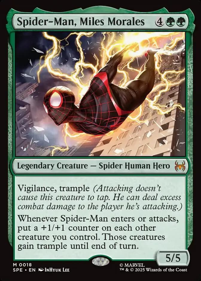 Card image of Spider-Man, Miles Morales