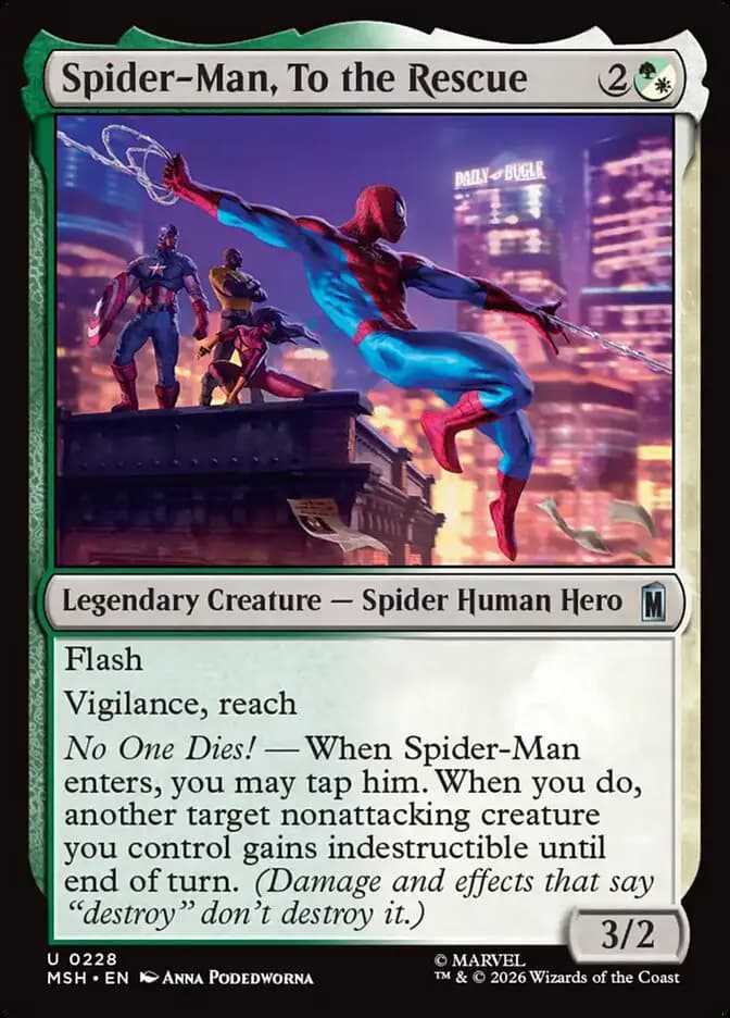 Card image of Spider-Man, To the Rescue