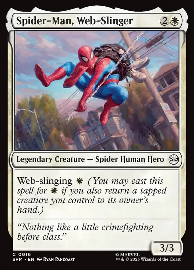 Card image of Spider-Man, Web-Slinger