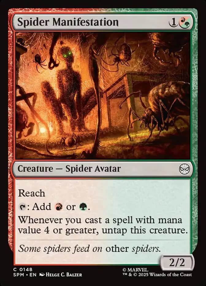 Card image of Spider Manifestation