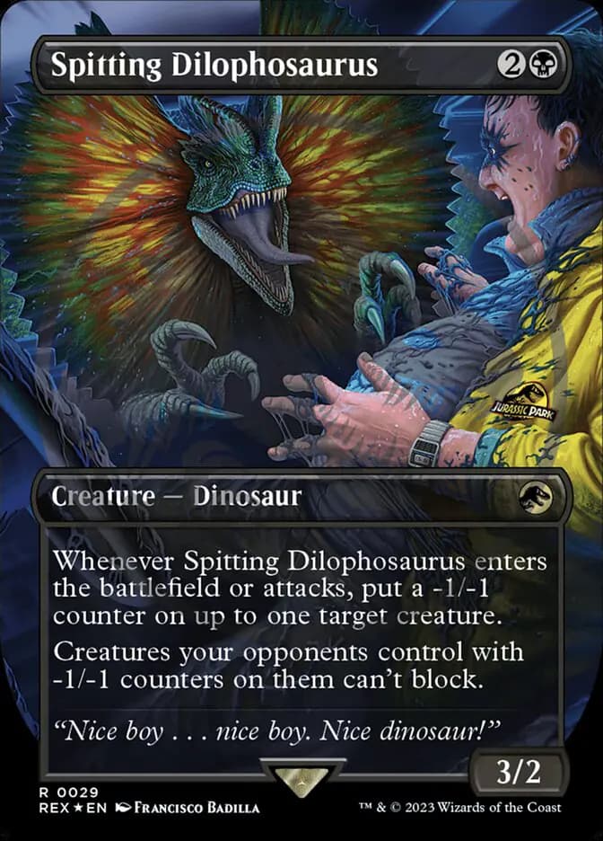 Card image of Spitting Dilophosaurus