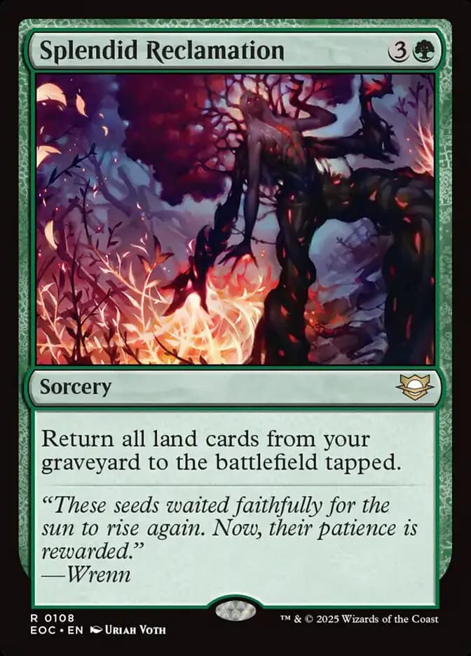 Card image of Splendid Reclamation