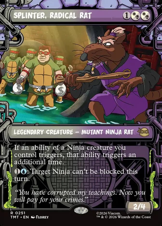 Card image of Splinter, Radical Rat