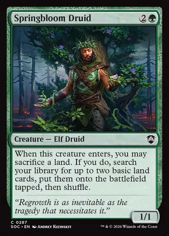 Card image of Springbloom Druid