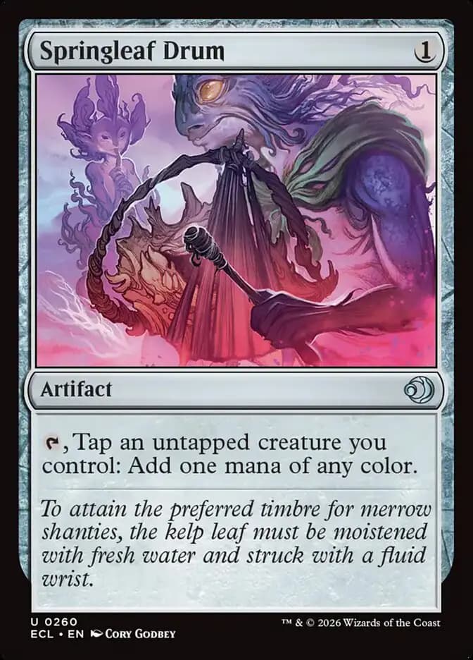 Card image of Springleaf Drum