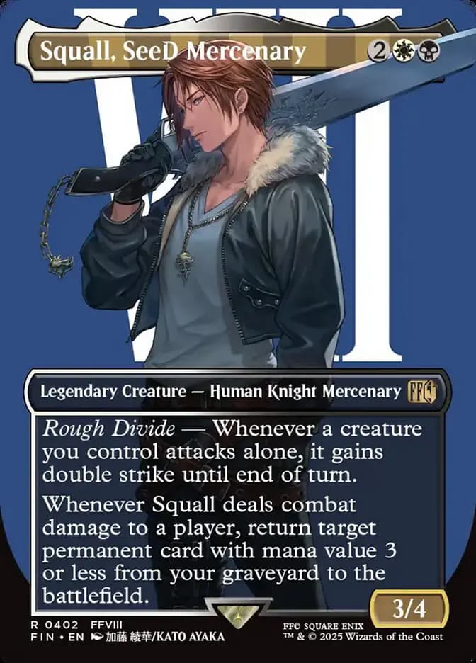 Card image of Squall, SeeD Mercenary
