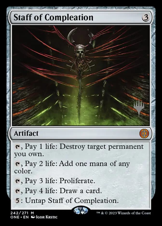 Card image of Staff of Compleation