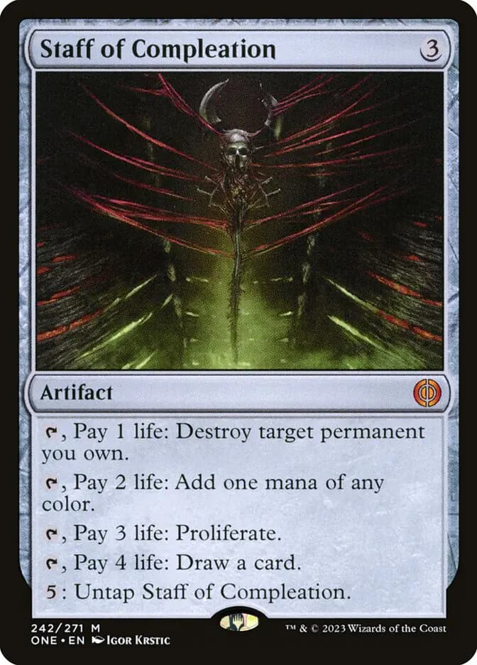 Card image of Staff of Compleation