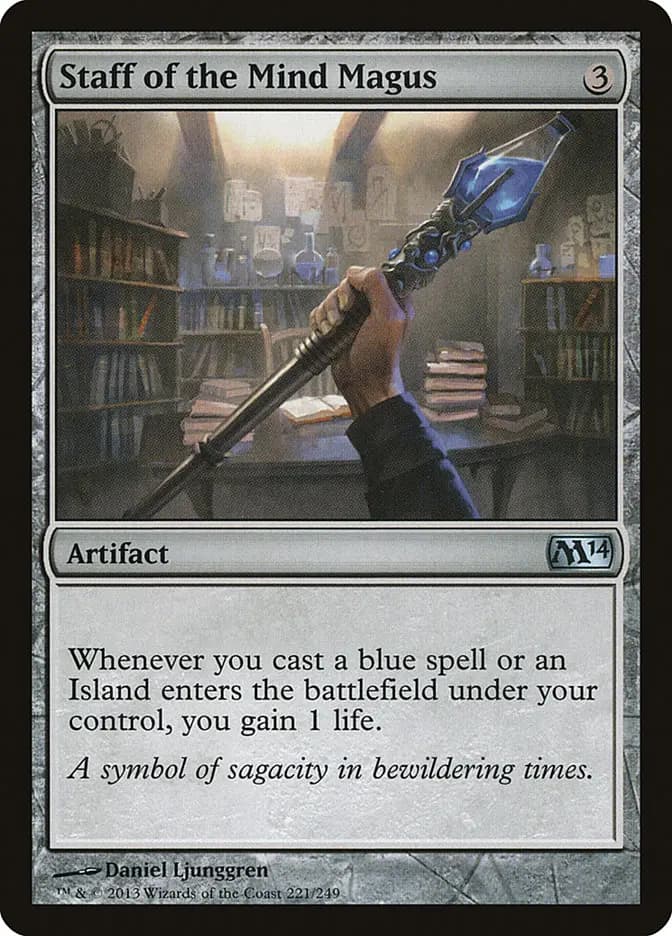 Card image of Staff of the Mind Magus