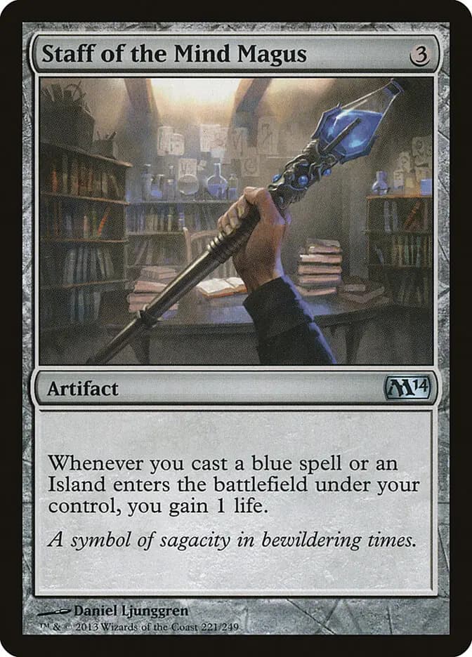 Card image of Staff of the Mind Magus