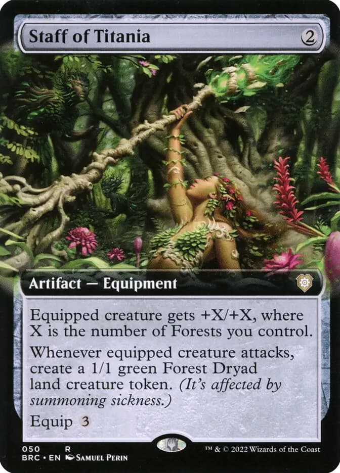 Card image of Staff of Titania