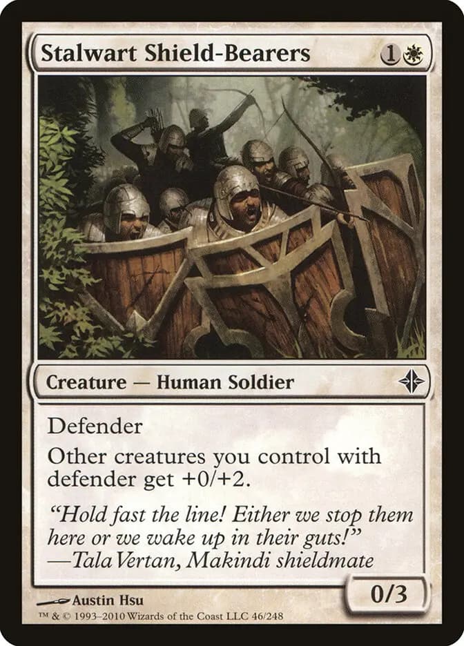 Card image of Stalwart Shield-Bearers