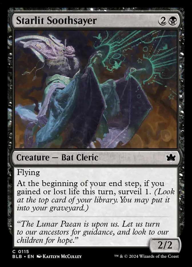 Card image of Starlit Soothsayer
