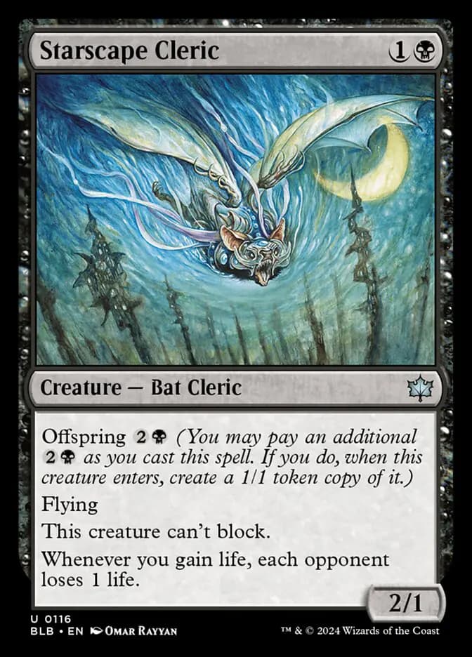 Card image of Starscape Cleric