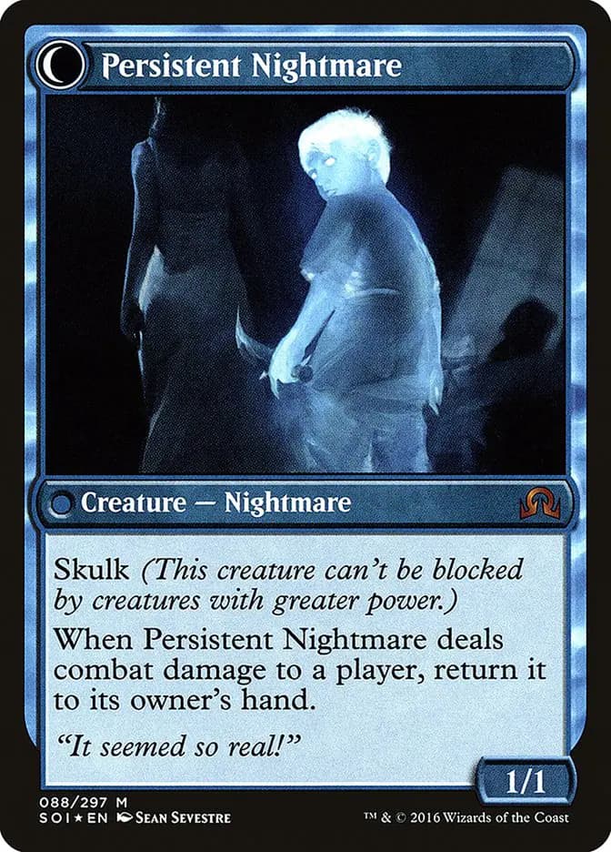 Card image of Startled Awake / Persistent Nightmare