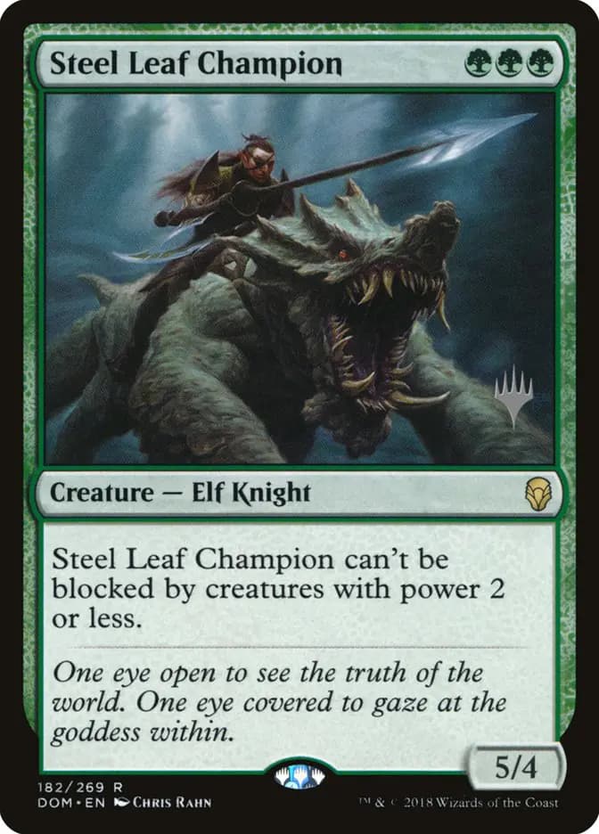 Card image of Steel Leaf Champion