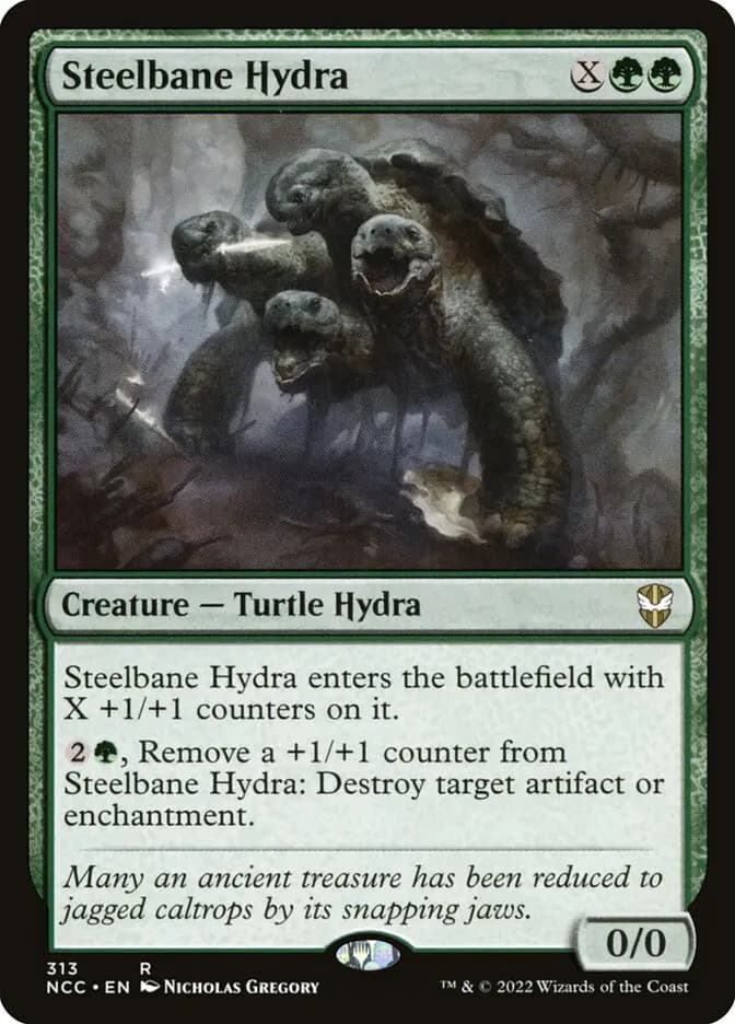 Card image of Steelbane Hydra