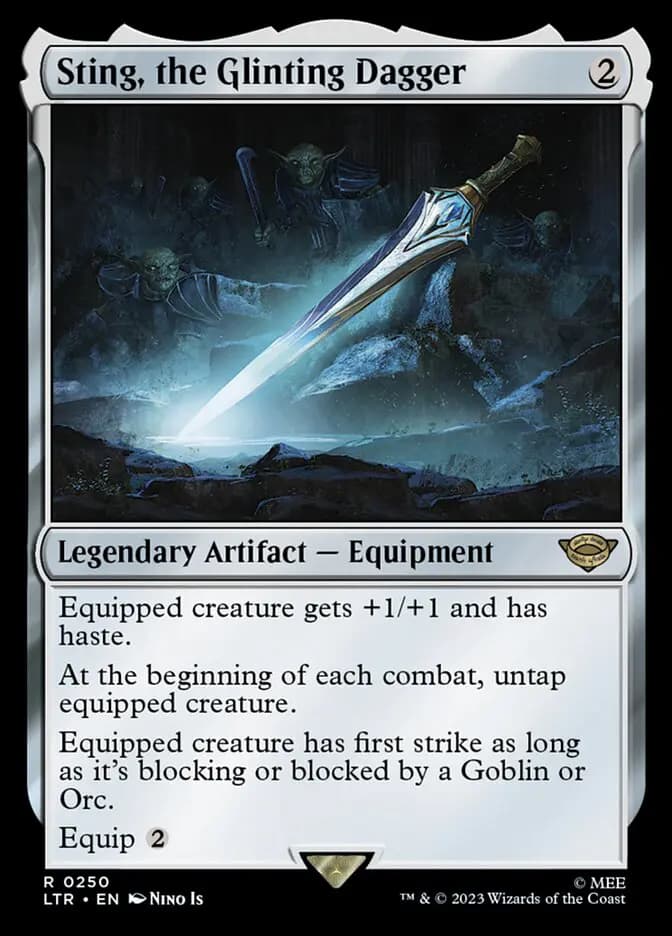 Card image of Sting, the Glinting Dagger