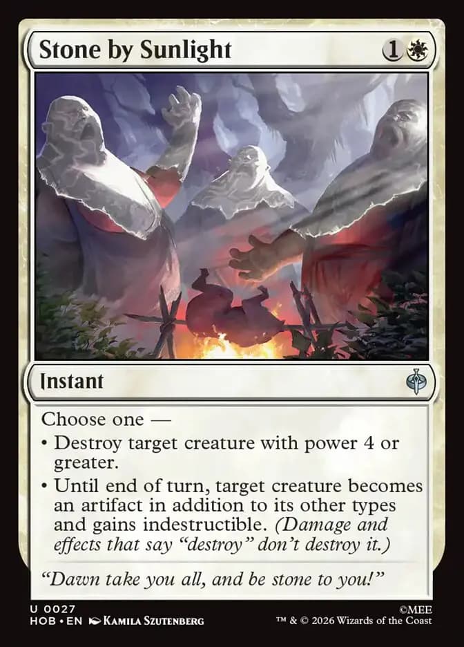 Card image of Stone by Sunlight