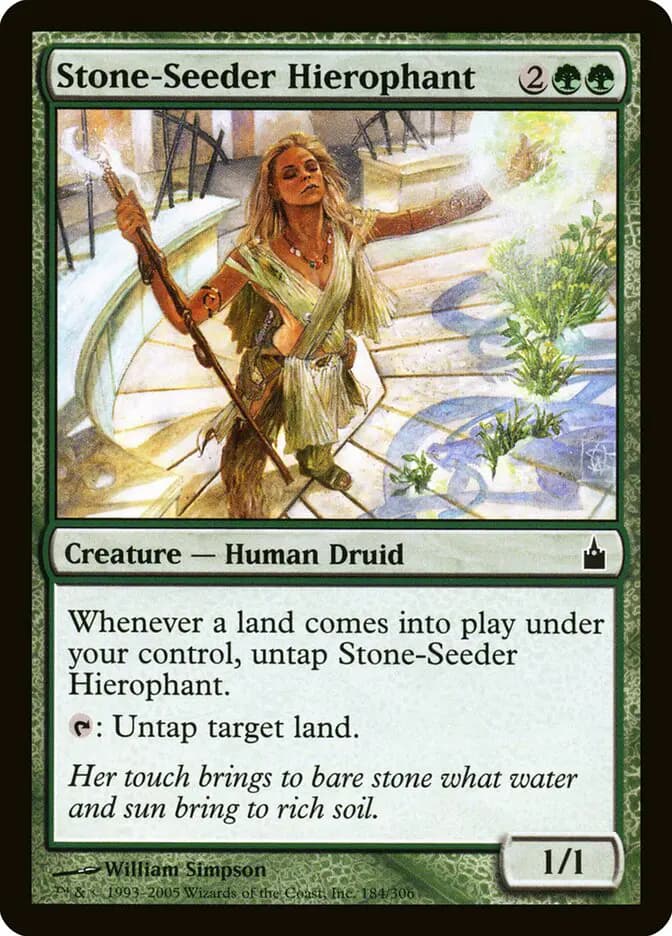 Card image of Stone-Seeder Hierophant