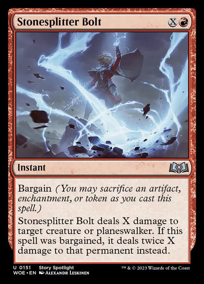 Card image of Stonesplitter Bolt