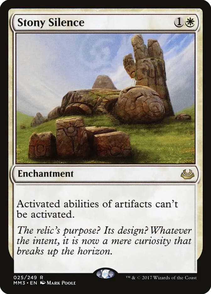 Card image of Stony Silence