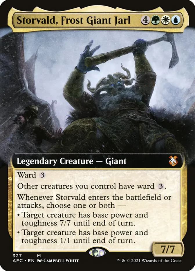 Card image of Storvald, Frost Giant Jarl